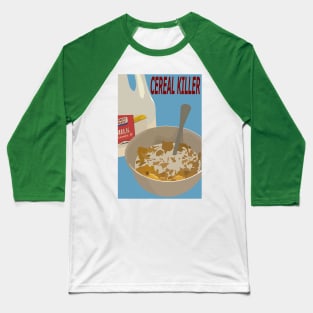 Cereal Killer design Baseball T-Shirt